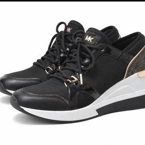 Michael Kors Black and White Sneakers